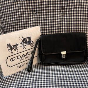 Coach Mercer Black travel organizer Bag; vintage